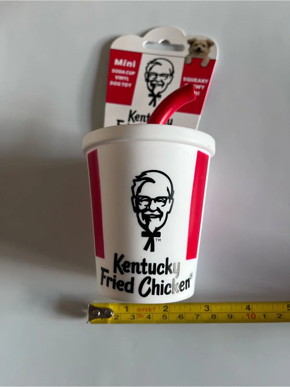 Kentucky Fried Chicken Dog Toy Bundle - 4 Toys - Biscuit, Chicken, Wrap, Drink